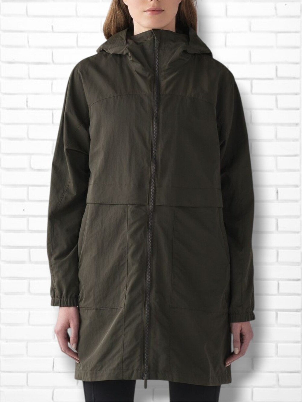 Lululemon Easy As Size 10 Lightweight Water-Repellent Jacket In Dark Olive